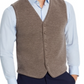 Colete de lã merino azul marinho da loja masculina da Bloomingdale's