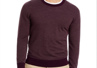 Suéter de gola redonda de lã merino rosa da The Men's Store at Bloomingdale's