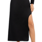 Saia Midi Wick Preta Por Malene Birger