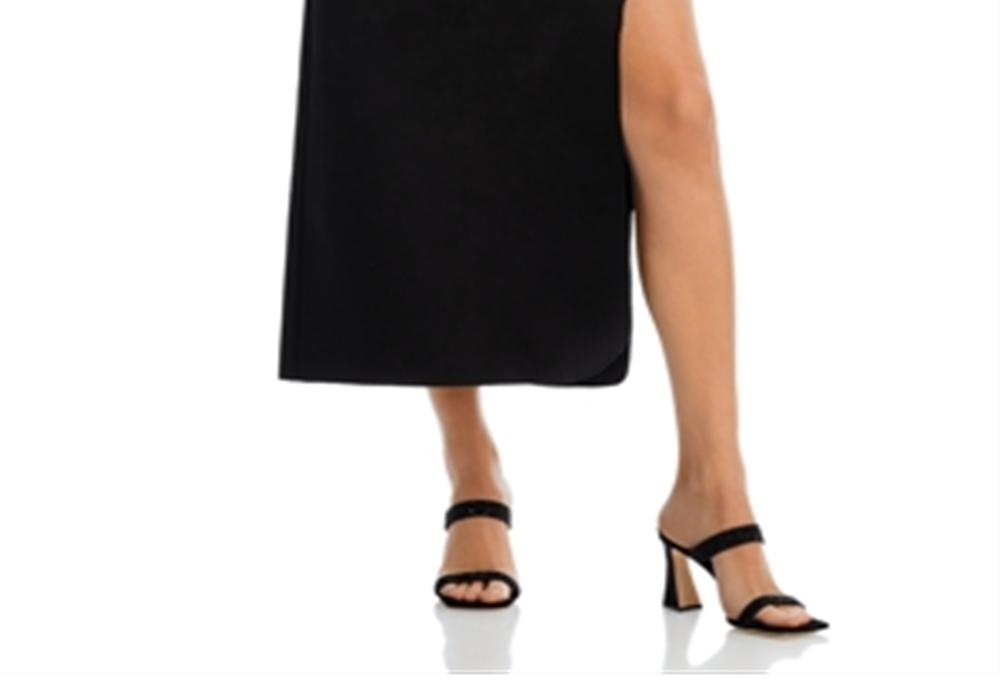 Saia Midi Wick Preta Por Malene Birger