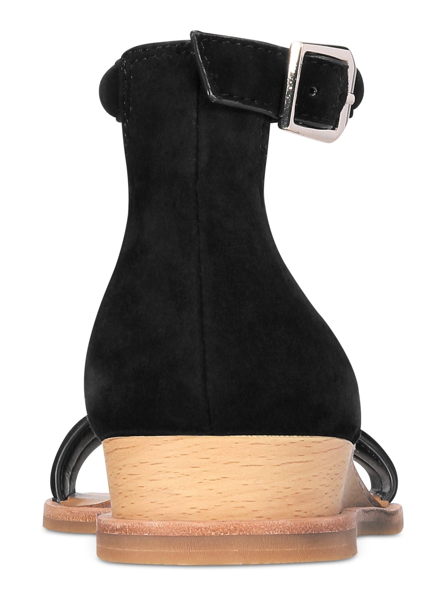 Sandálias femininas Jenna Kenneth Cole, pretas, tamanho 6,5