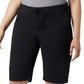 Bermuda longa Columbia Anytime Outdoor feminina, preta, tamanho 22W