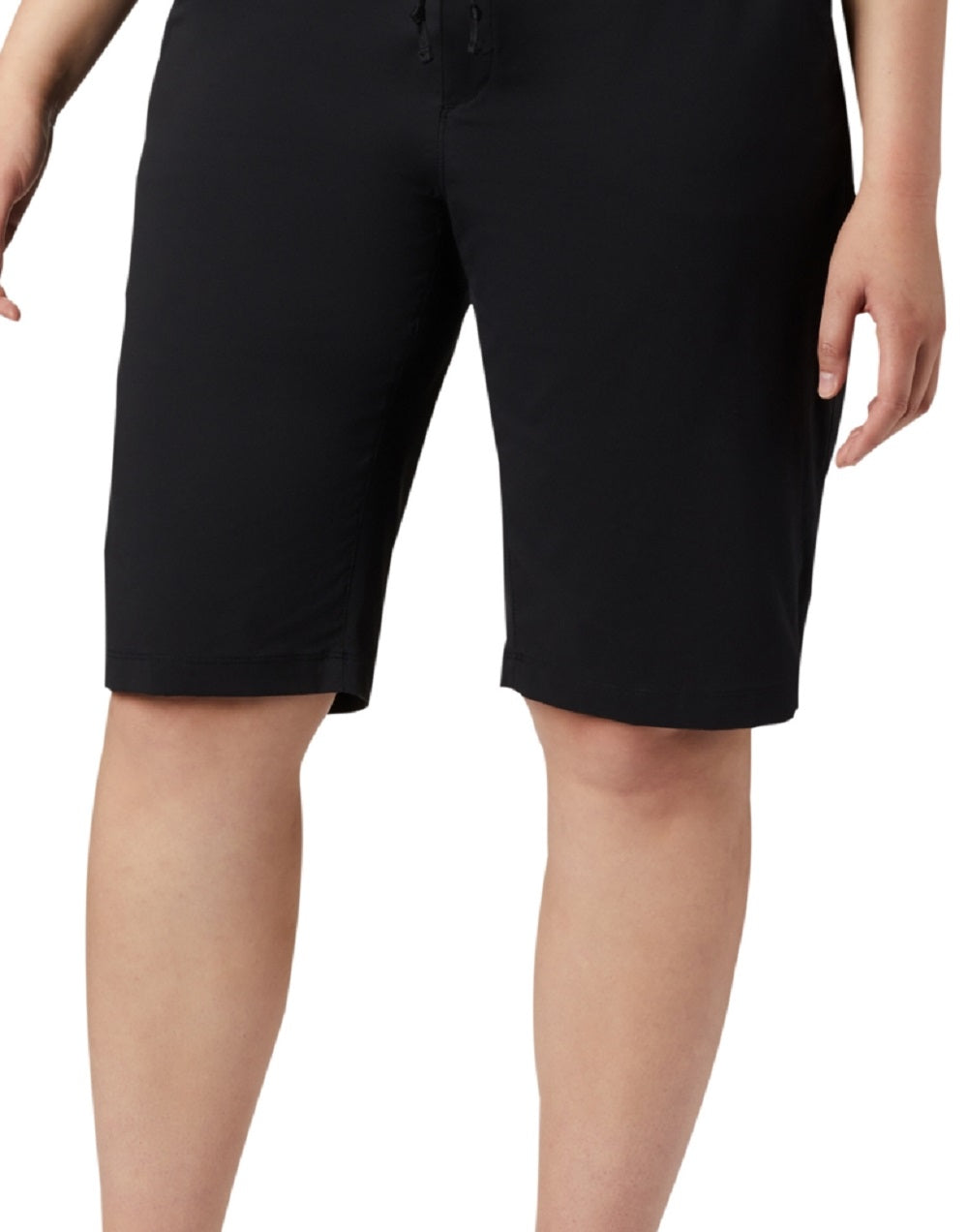 Bermuda longa Columbia Anytime Outdoor feminina, preta, tamanho 22W