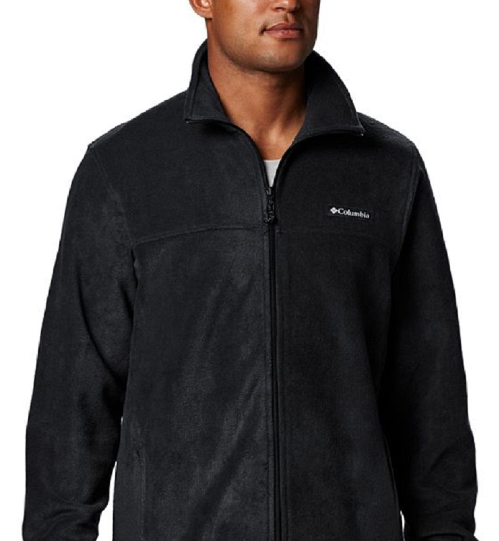 Jaqueta de lã Columbia Mountain Full Zip Masculina Preta Tamanho Médio