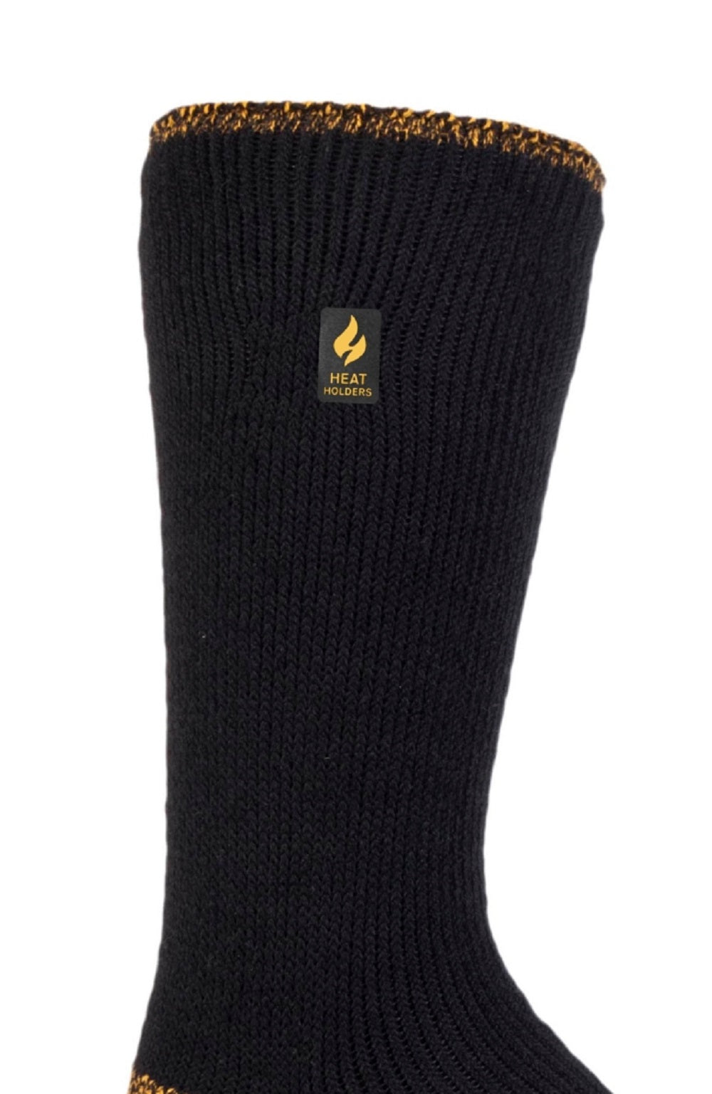 Heat Holders Men's Worxx Bruce Contrast Crew Sock Preto Tamanho 7-12