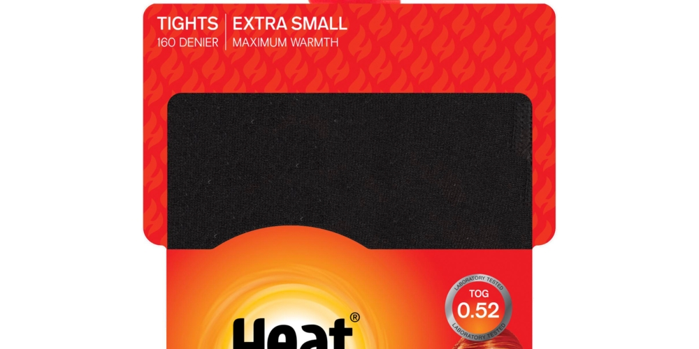 Leggings térmicas femininas Sophia Heavyweight da Heat Holders, pretas, tamanho X-S