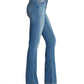 Calça jeans feminina Jessica Simpson Truly Yours Bootcut azul tamanho 27