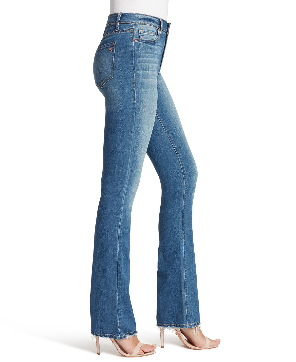 Calça jeans feminina Jessica Simpson Truly Yours Bootcut azul tamanho 27