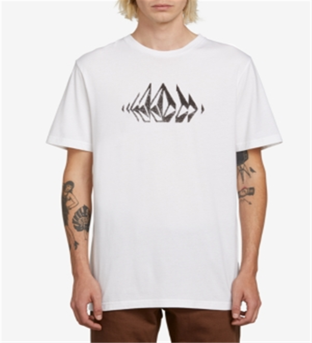 Camiseta Volcom Stone Sounds Masculina Branca Tamanho X-G