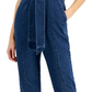 Macacão jeans com cinto Tinseltown Junior's azul tamanho M