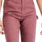 Calça jeans Carpenter de perna reta Tinseltown Junior's, rosa, tamanho 9
