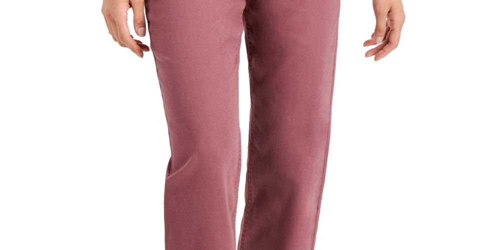 Calça jeans Carpenter de perna reta Tinseltown Junior's, rosa, tamanho 9