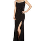 Vestido de malha com detalhes Adrianna Papell feminino, preto, tamanho 2