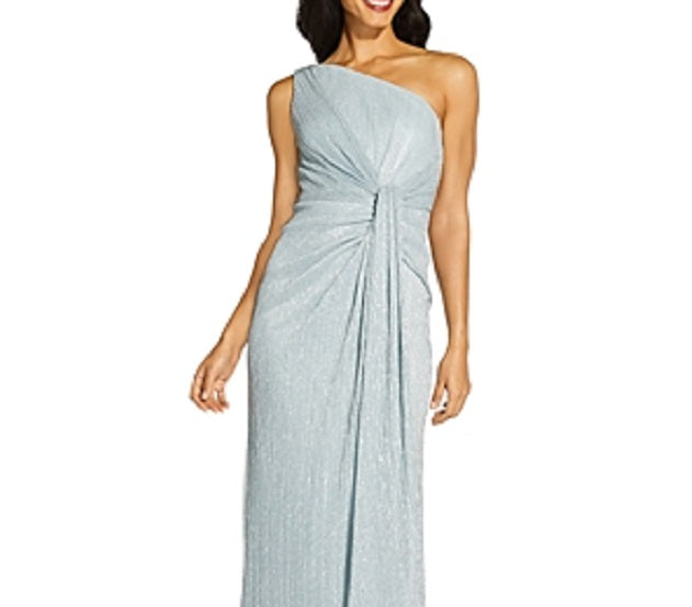 Vestido de noite feminino Adrianna Papell, azul, tamanho 12