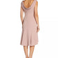 Vestido tubinho metálico feminino Adrianna Papell, rosa, tamanho 12