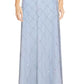 Vestido Blusão Feminino Adrianna Papell Azul com Contas Tamanho 2