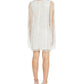 Vestido tubinho com detalhes Adrianna Papell feminino, branco, tamanho 4