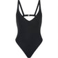 Nelblu - Fuente Plunging V-neck One Piece