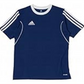 Camisa de futebol juvenil Adidas Squadra 13, nova, azul-marinho/branca, tamanho GG
