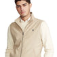 Colete de sarja masculino Polo Ralph Lauren marrom tamanho extragrande