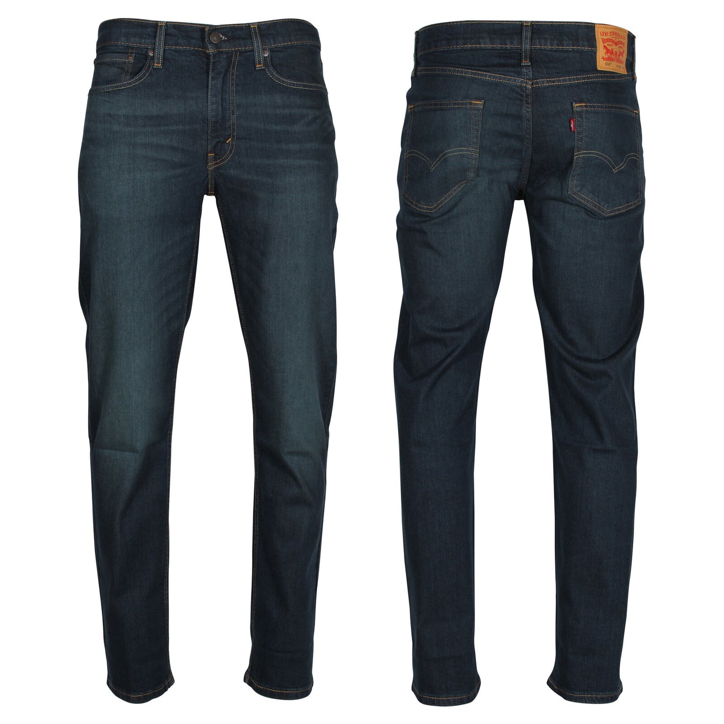 Calça jeans Levi's 514 Straight Fit masculina, azul, tamanho 38 x 32