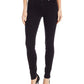 Calça jeans skinny feminina 7 For All Mankind, preta, tamanho 27