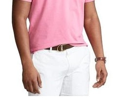 Camisa polo Ralph Lauren Classic Fit Performance Masculina Rosa Tamanho P