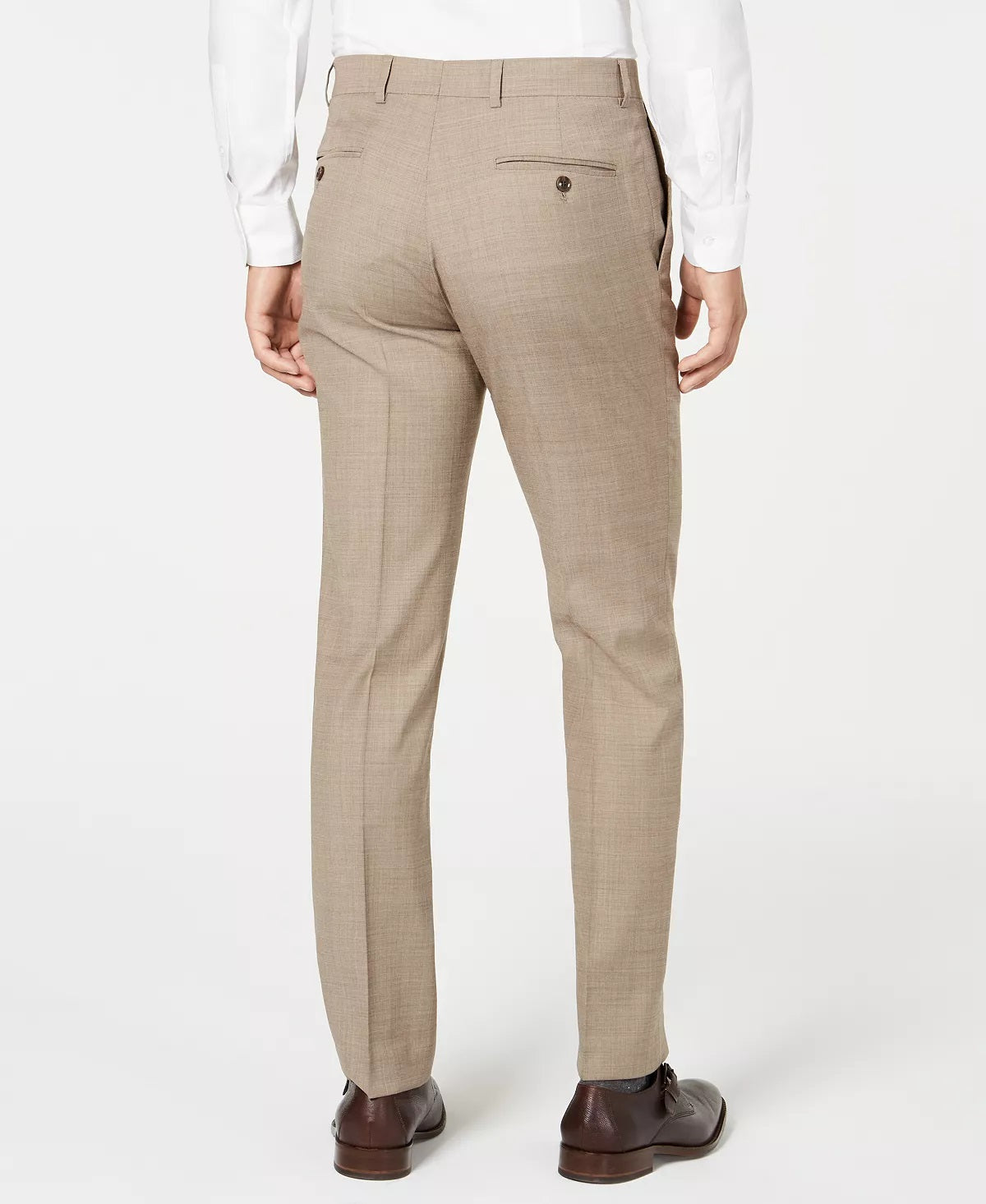Tommy Hilfiger Calça Masculina Modern Fit Thflex Stretch Separada Marrom Tamanho 32X34