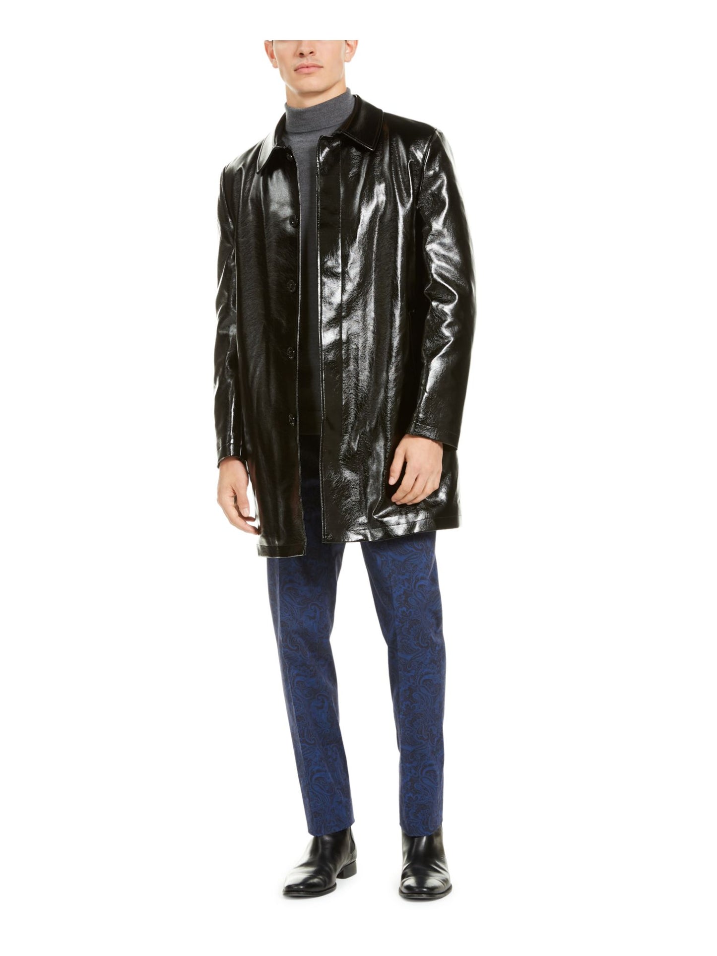 tallia-orange-mens-black-faux-fur-lined-coat-size-large
