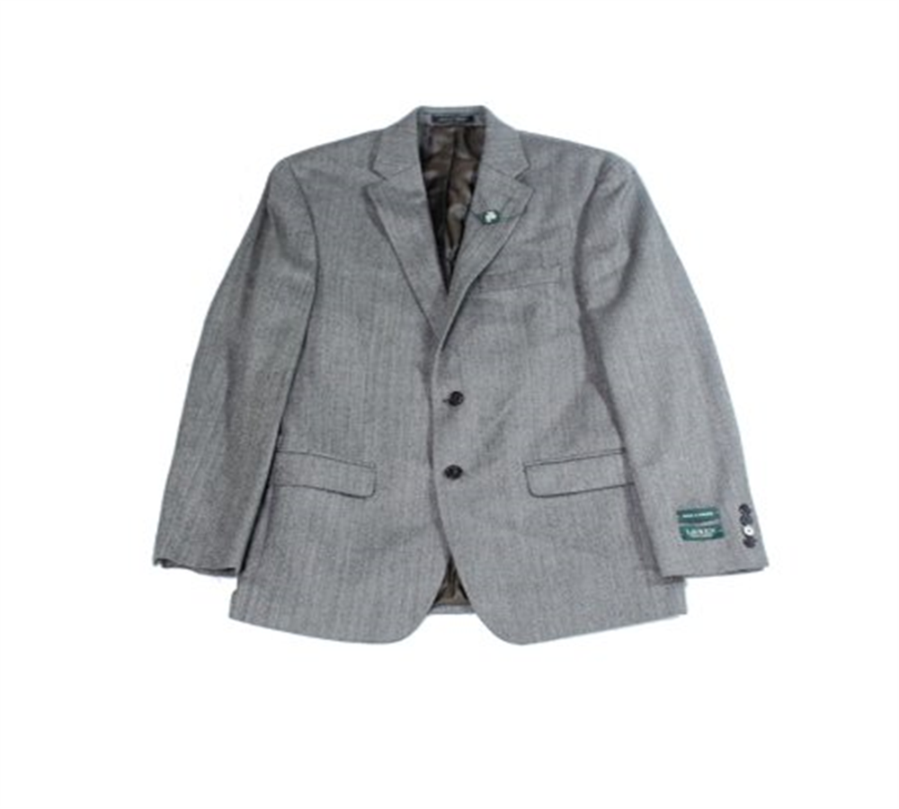 Casaco esportivo de lã masculino Ralph Lauren, cinza, tamanho 42R