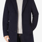 Sobretudo Tommy Hilfiger Addison Wool Blend Trim Fit Masculino Azul Tamanho 44