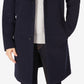 Sobretudo Tommy Hilfiger Addison Wool Blend Trim Fit Masculino Azul Tamanho 44