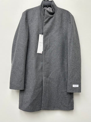 Sobretudo Calvin Klein Mayden Slim-Fit Masculino Cinza Tamanho 40
