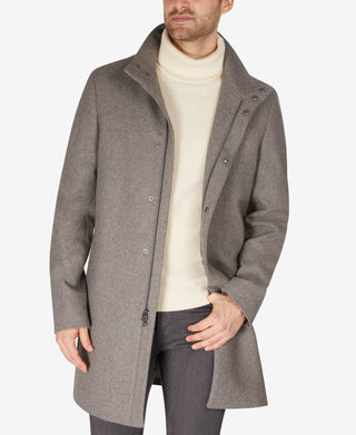 Sobretudo Calvin Klein Masculino Mayden Slim Fit Cinza Tamanho 42