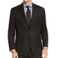 Jaquetas de terno masculinas Izod Classic Fit pretas, tamanho 44