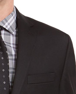 Jaquetas de terno masculinas Izod Classic Fit pretas, tamanho 44