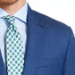 Jaqueta elástica masculina Michael Kors Modern Fit Airsoft azul tamanho 42