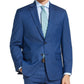 Jaqueta elástica masculina Michael Kors Modern Fit Airsoft azul tamanho 42