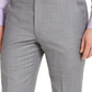 Calça elástica para airsoft Michael Kors masculina, ajuste moderno, cinza, tamanho 38x30