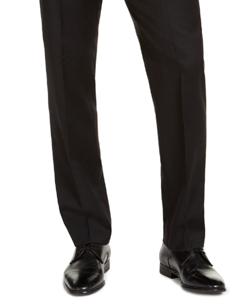 Calça elástica masculina Michael Kors Modern Fit Airsoft preta tamanho 38x32