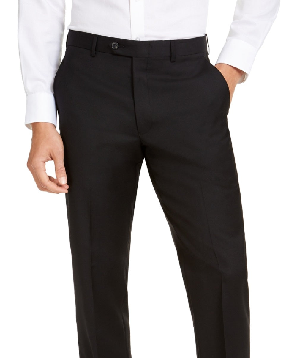 Calça elástica masculina Michael Kors Modern Fit Airsoft preta tamanho 40x32