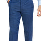 Calça elástica masculina Michael Kors Modern Fit Airsoft azul tamanho 36x34