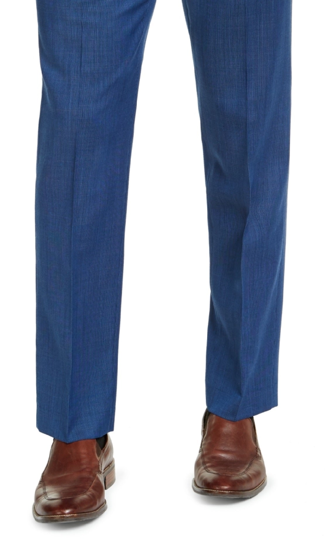 Calça elástica masculina Michael Kors Modern Fit Airsoft azul tamanho 40x30