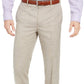 Calça Ralph Lauren Masculina Frente Lisa Perna Reta Ajuste Clássico Marrom Tamanho 36X32