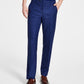 Calça de terno Alfani masculina slim fit elástica sólida azul tamanho 30x32
