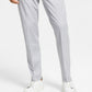 Calça de terno Alfani masculina slim fit stretch sólida cinza tamanho 36x32