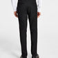 Calça de terno Alfani masculina slim fit elástica sólida preta tamanho 36x30