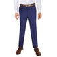 Calça de terno Alfani masculina clássica, elástica, lisa, azul, tamanho 34x30