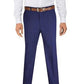 Calça de terno Alfani masculina clássica, elástica, lisa, azul, tamanho 34x30