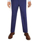 Calça de terno Alfani masculina clássica, elástica, lisa, azul, tamanho 34x30